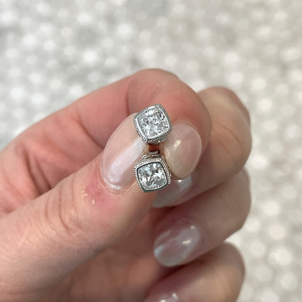 Cubic Zirconia Stud Earrings